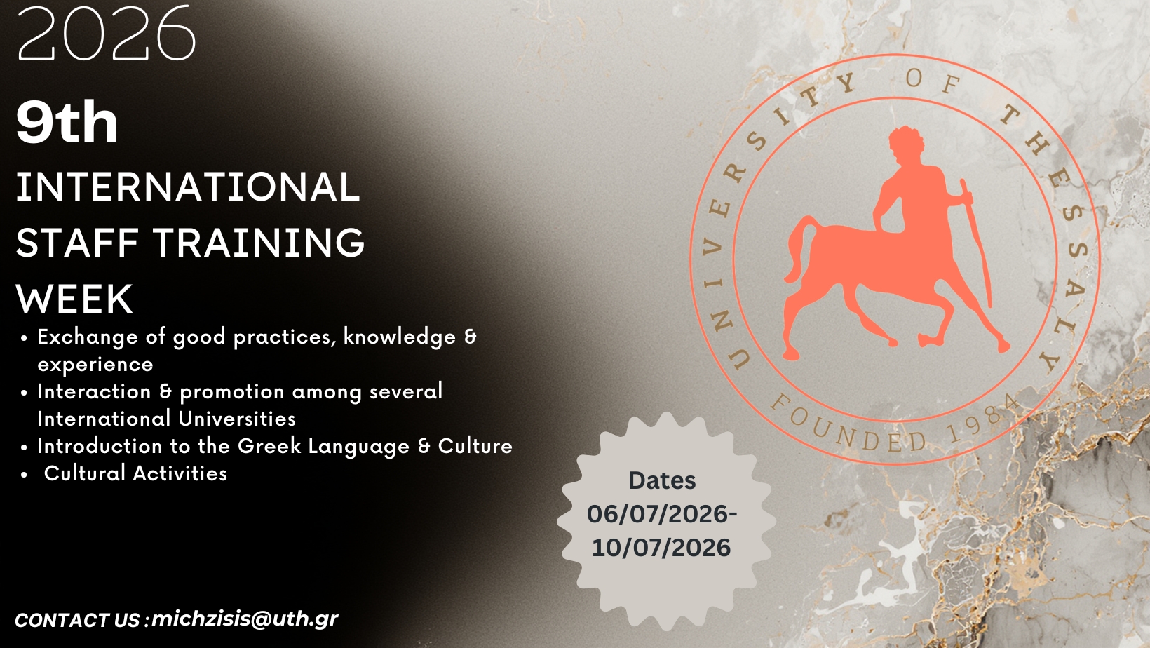 9th International StaffWeek